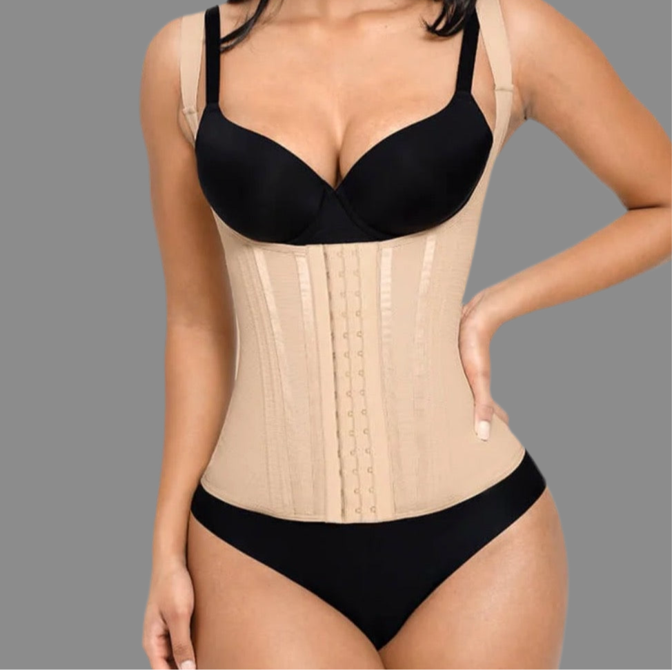 GWB SkxN Luxe Waist Girdle Vest Corset Nude