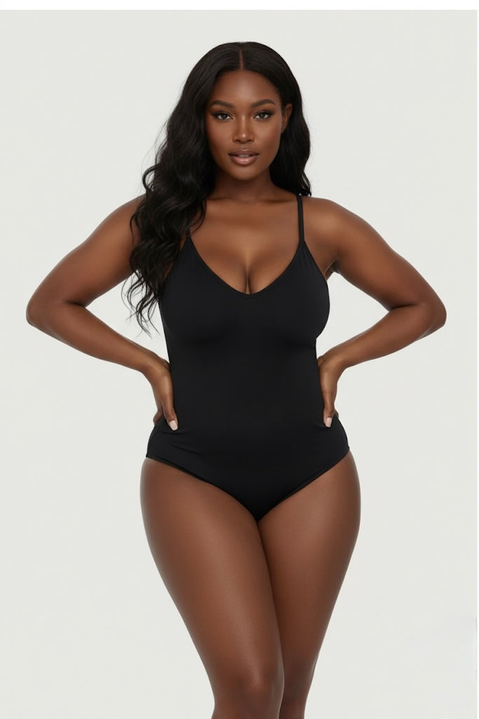 GWB Everyday Seamless Racer Back Tummy Control Bodysuit Shapewear