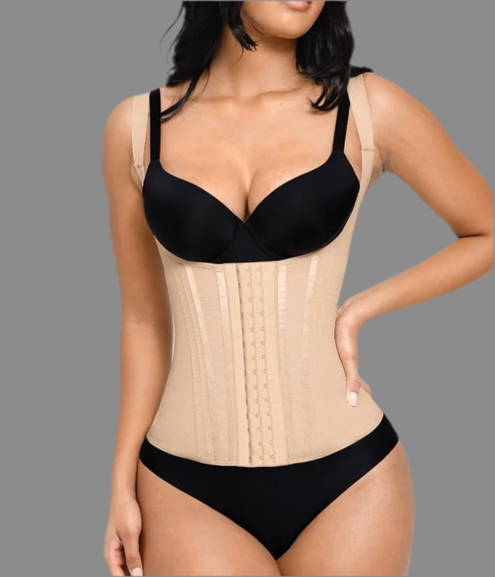 GWB SkxN Luxe Waist Girdle Vest Corset Nude