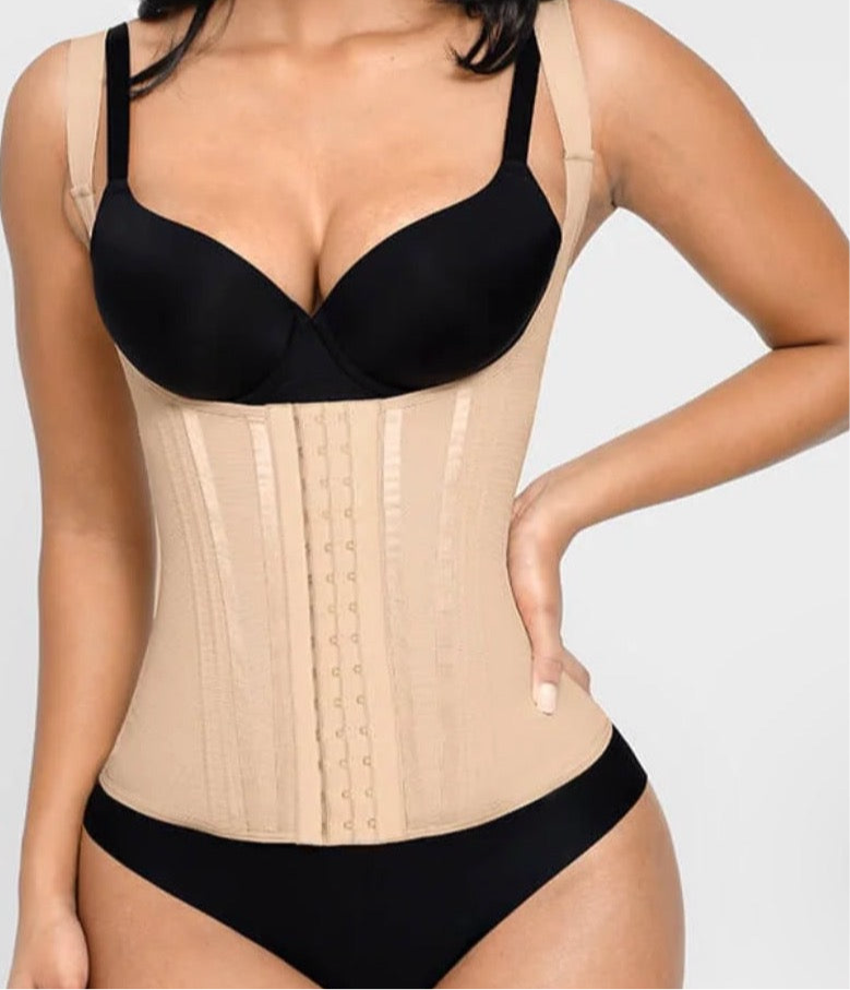 GWB SkxN Luxe Waist Girdle Vest Corset Nude