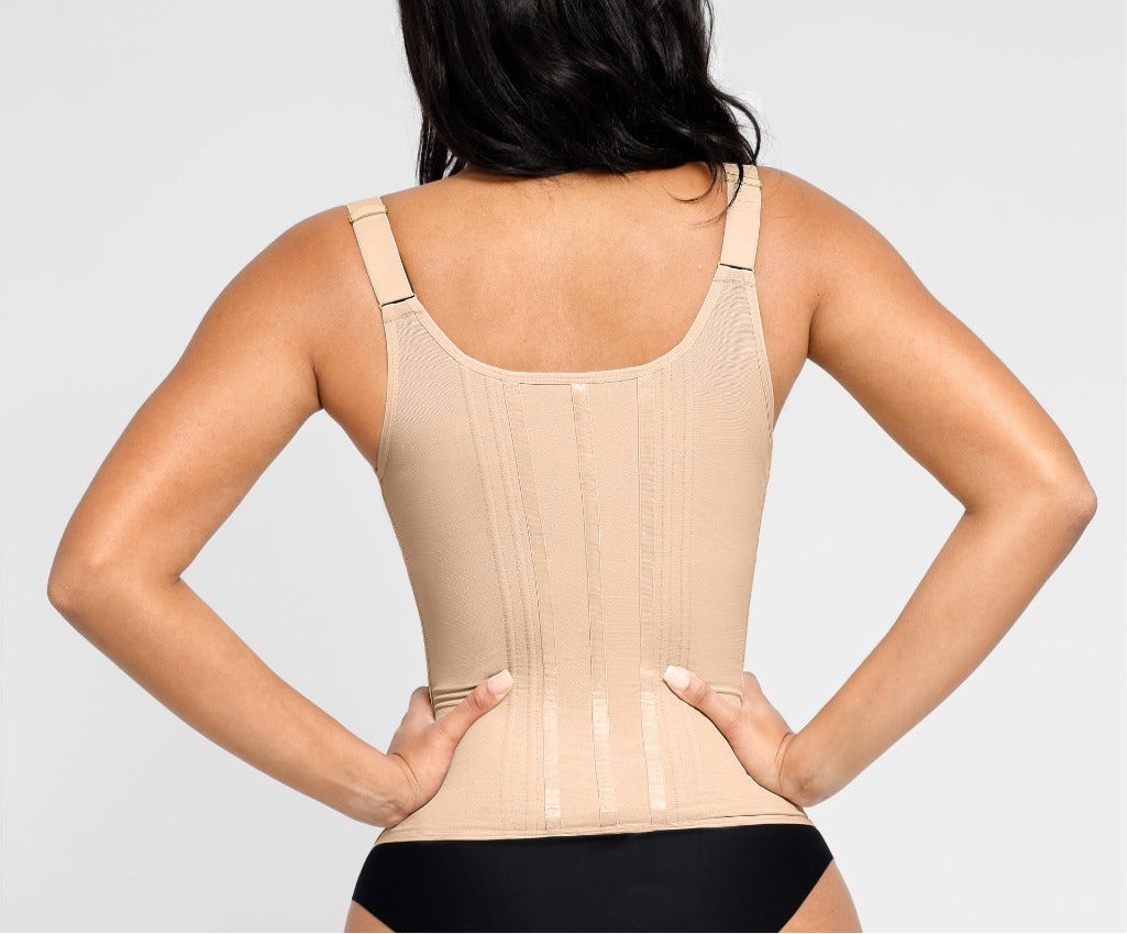 GWB SkxN Luxe Waist Girdle Vest Corset Nude