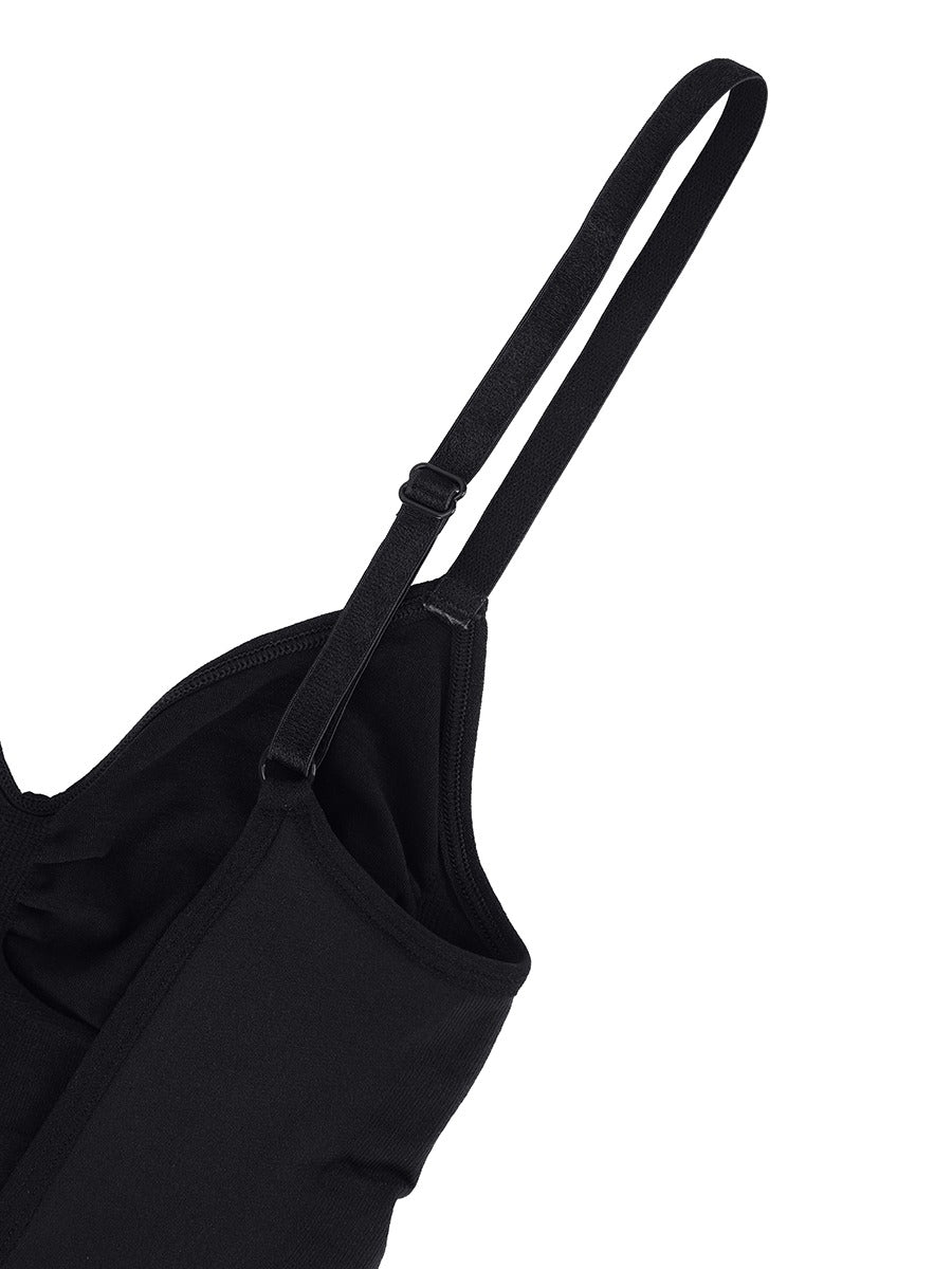 GWB Sculpt Me Low Back Butt Lift Bodysuit Tummy Control Shape-wear Black