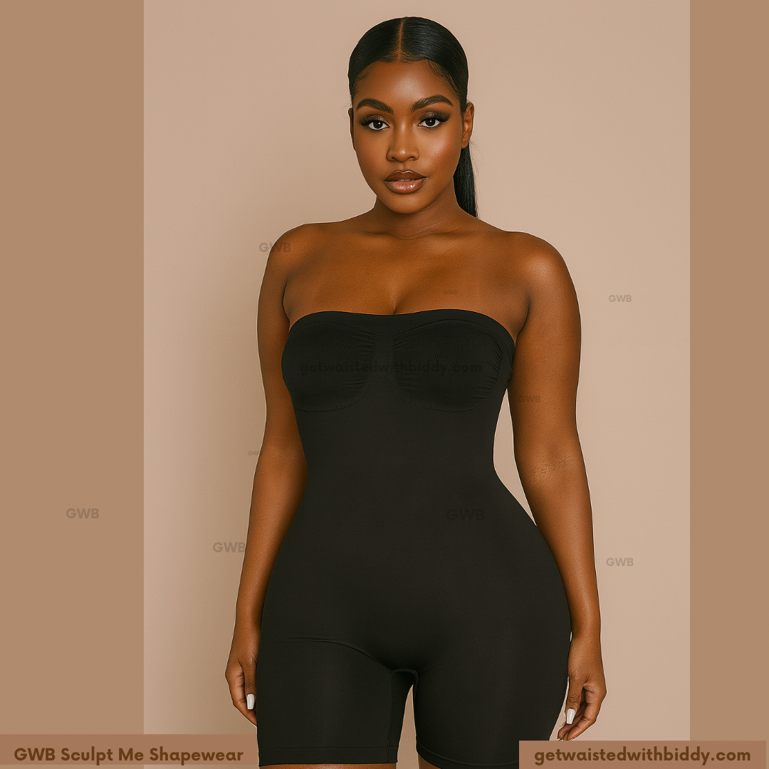 GWB Sculpt Removeable Straps Butt Lifting Tummy Control Shape-wear Nude