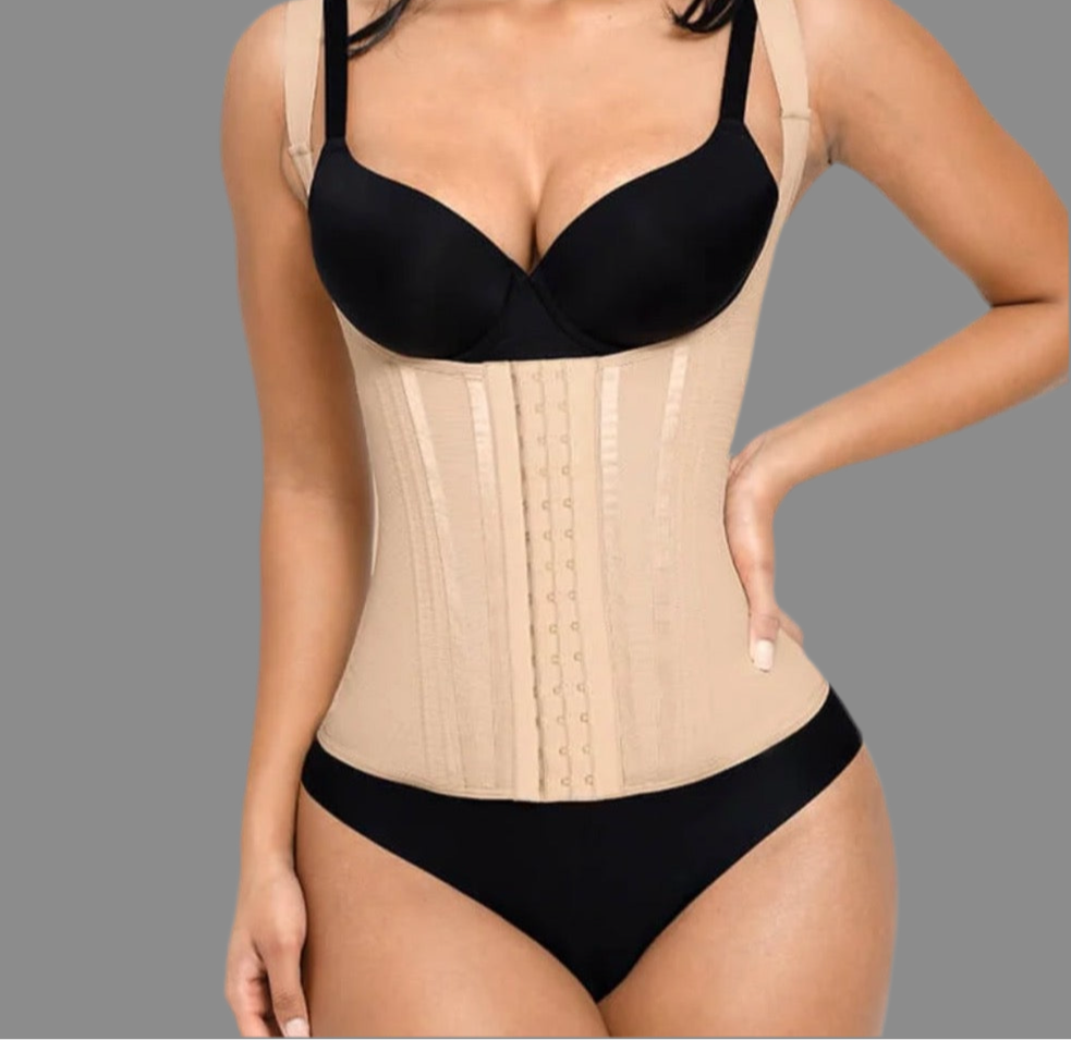 GWB SkxN Luxe Waist Girdle Vest Corset Nude