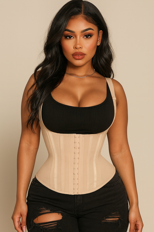 GWB SkxN Luxe Waist Girdle Vest Corset Nude