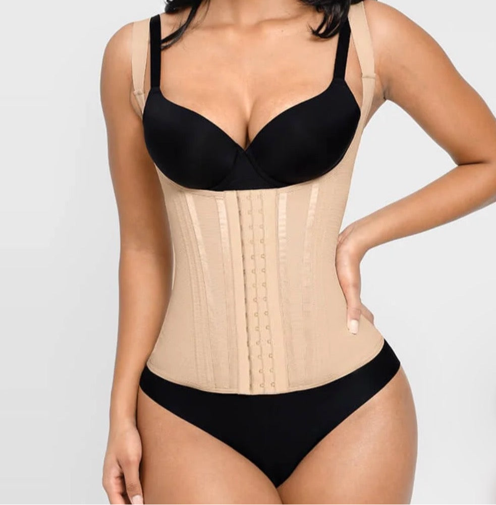 GWB SkxN Luxe Waist Girdle Vest Corset Nude