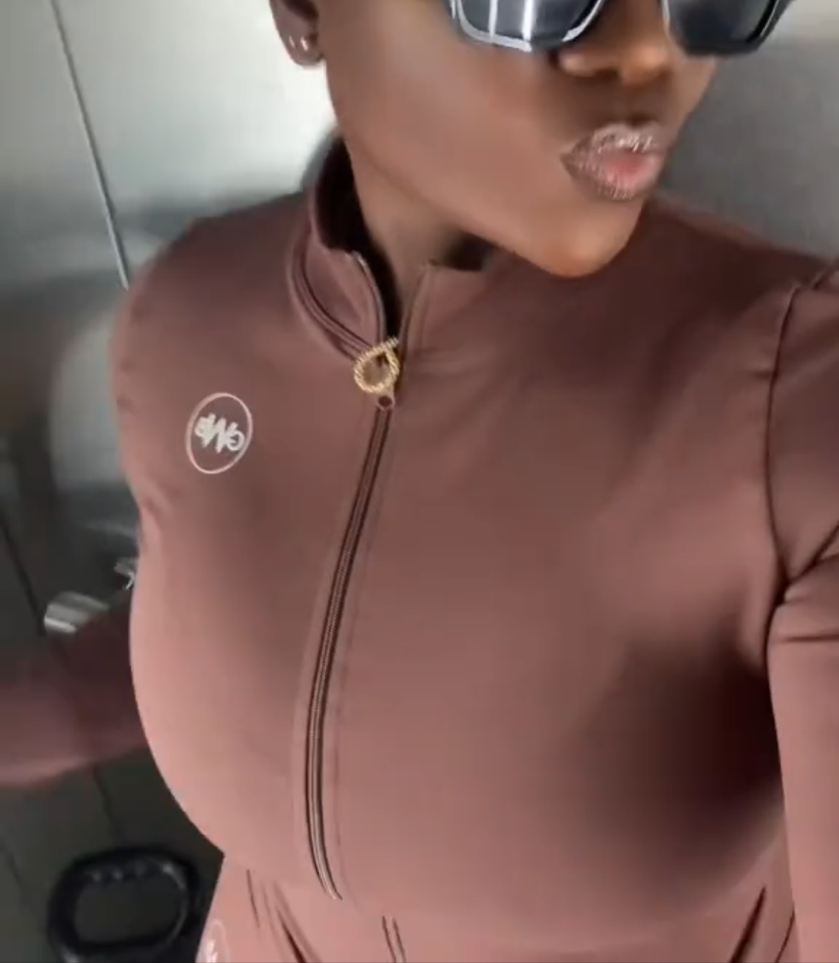 Noir Maroon Activewear 2 Piece Gym Set - Limited Edition