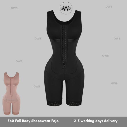 GWB Short Sleeve 360 Faja Colombia Shaper Stage 2 Postpartum Post Surgery Garment