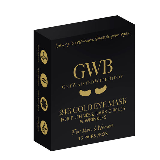 GWB Beauty 24K Eye Glow Patches, AuraGlow 24K Eye Mask