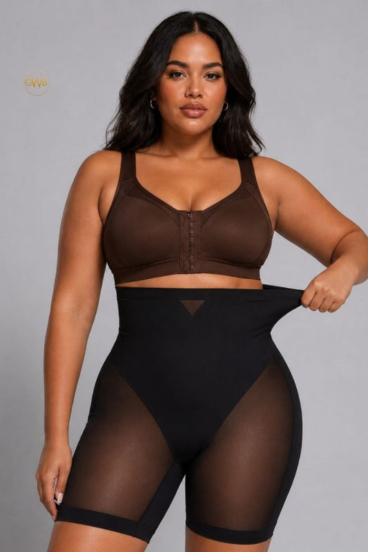 The Silhouette Shaper™ Seamless High-Waist Tummy Control & Butt Lift Shapewear Shorts
