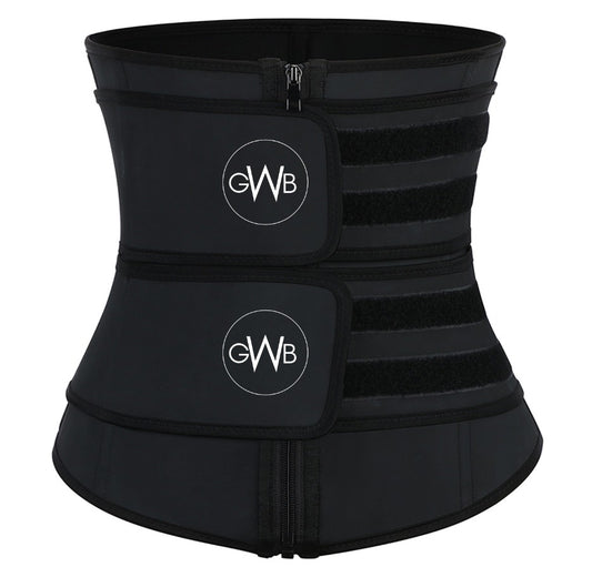 GWB Detachable Double Strap Waist Trainer Waist Trimmer Waist Shaper Corset Girdle Shapewear