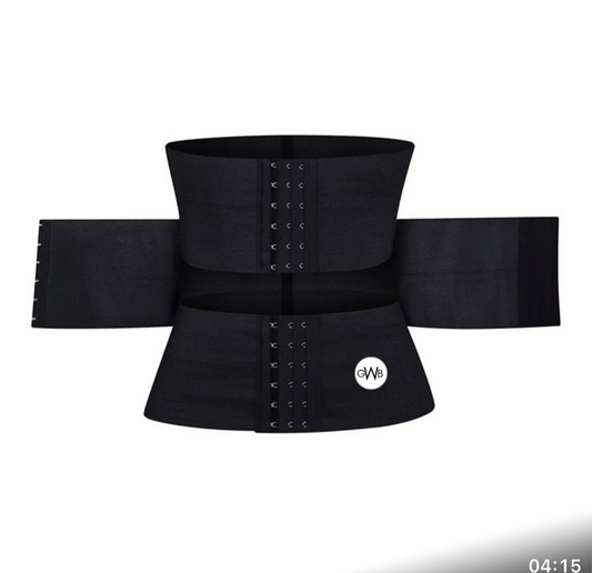 GWB SKxN Luxe 3 Way Fit Waist Shaper - Tummy Band Tummy Wrap Compression Band Waist Trainer