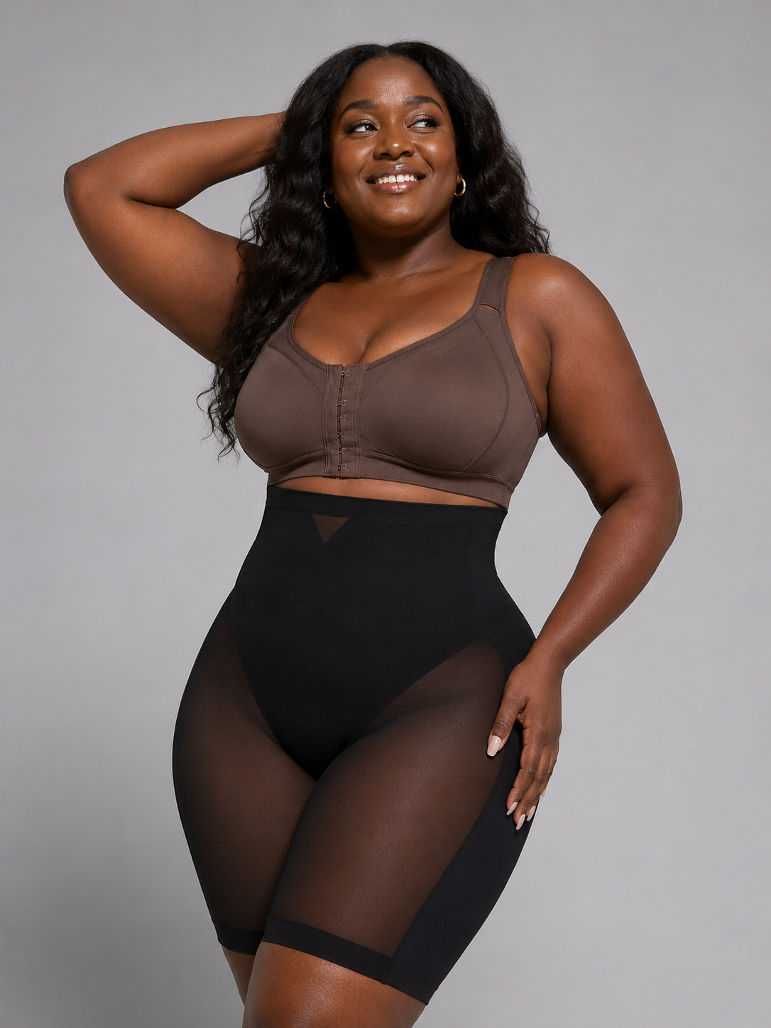 The Silhouette Shaper™ Seamless High-Waist Tummy Control & Butt Lift Shapewear Shorts
