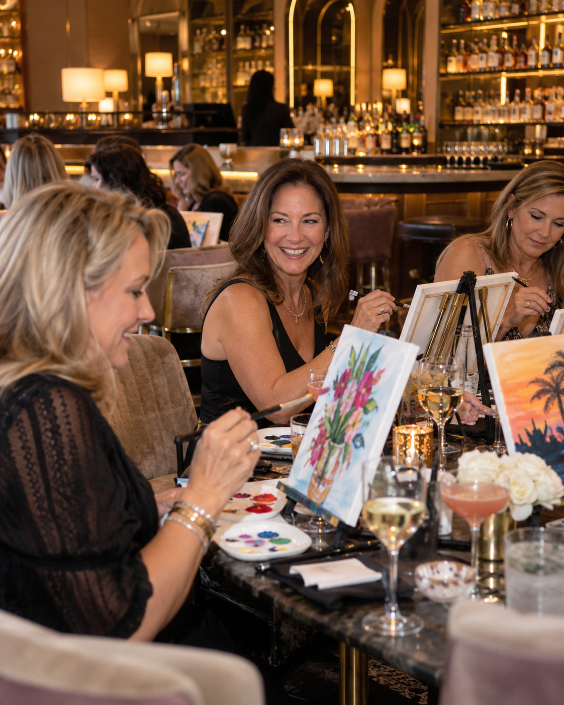 Sip, Paint & Party — 21st November | GWB Experience x BaseCamp Lounge Bexleyheath