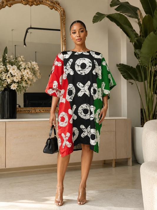 GWB XOXO Luxe Oversized Kaftan Dress | Plus Size Resort Wear & Holiday Short Dress