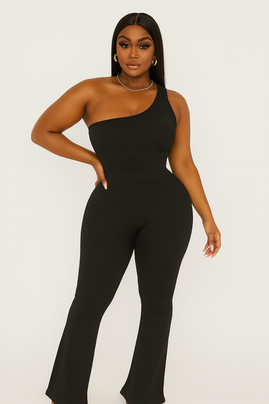 Sculpt Me  One Hand Jumpsuit - Black Label