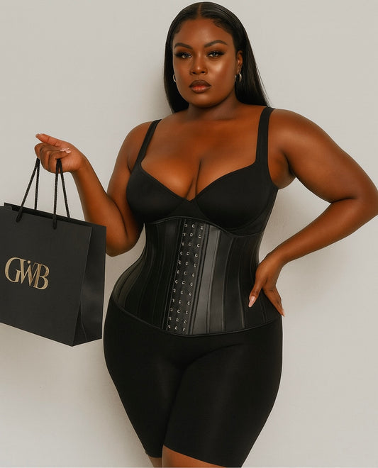 25 Steel bones Waist Trainer Long Torso