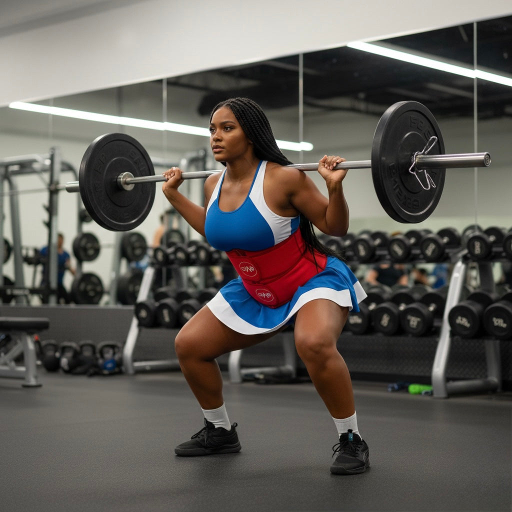 W-Shaped Sauna Sweat Tech Workout Waist Fitness Band 2.0