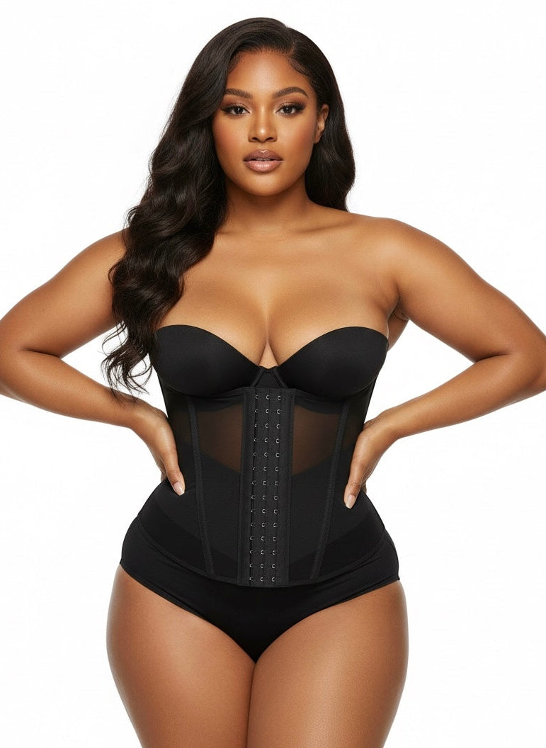GWB MeshMax Hourglass Corset Girdle Waist Cincher