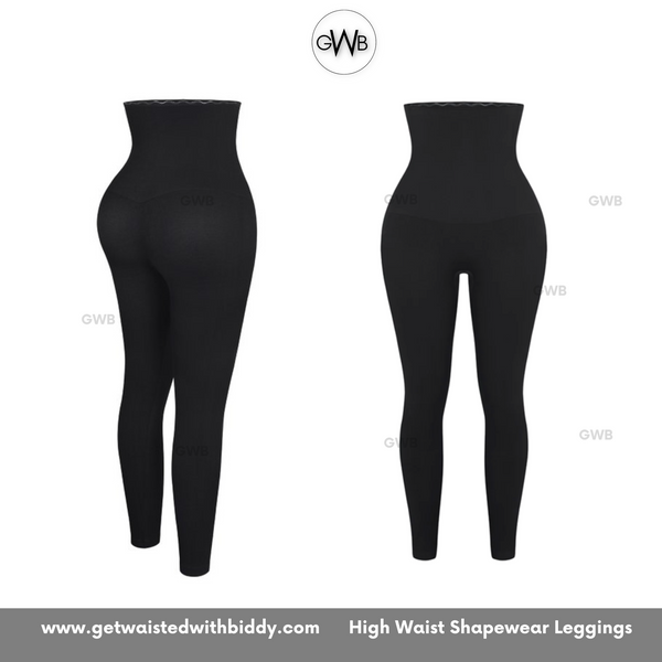 GWB High Waist Shapewear Leggings Tummy Control Butt and Hips lift Everyday  Leggings Autumn Leggings – GetwaistedwithBiddy LTD
