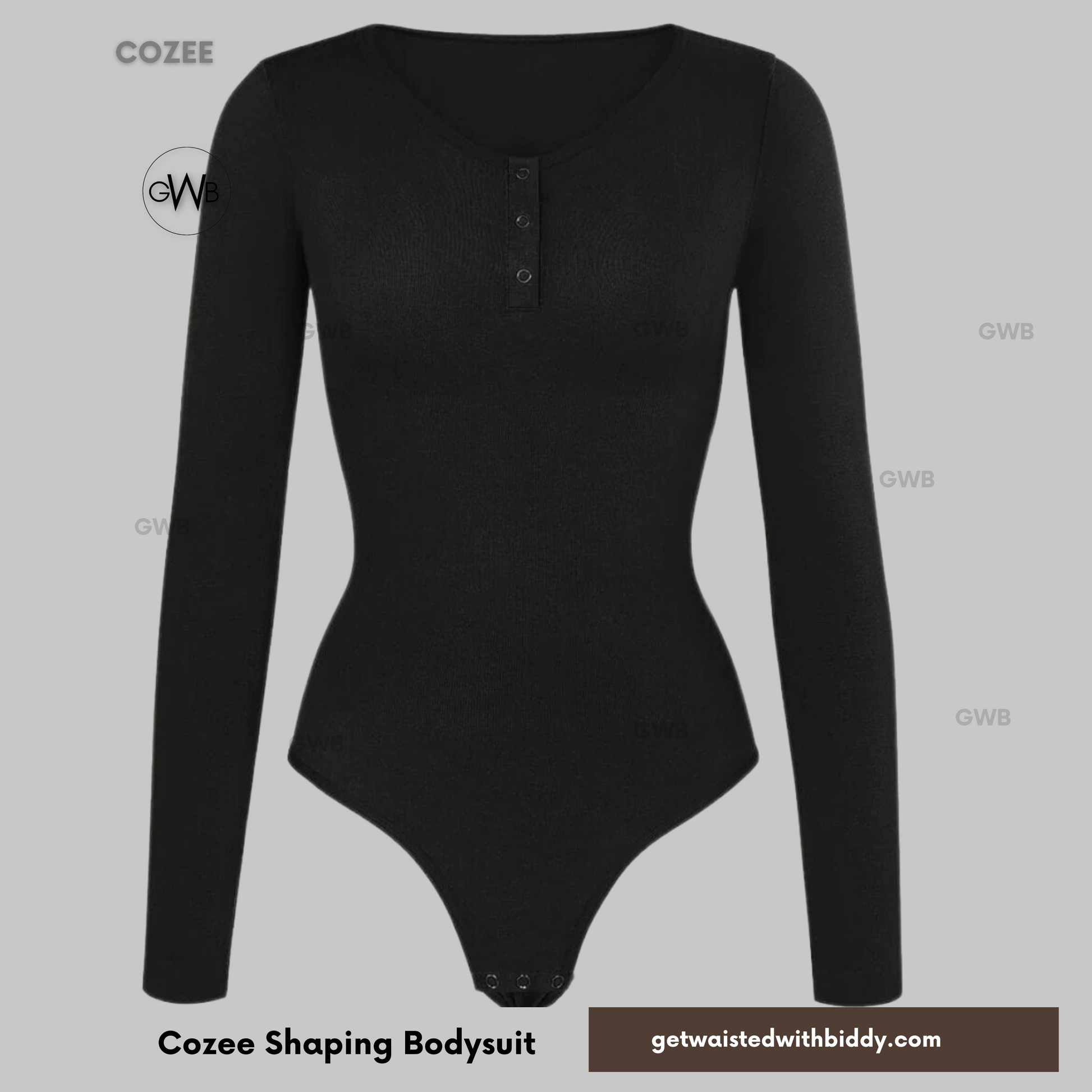 Cozee Shapewear Bodysuit -Tummy Control Bodysuit - Best shapewear for women  – GetwaistedwithBiddy LTD