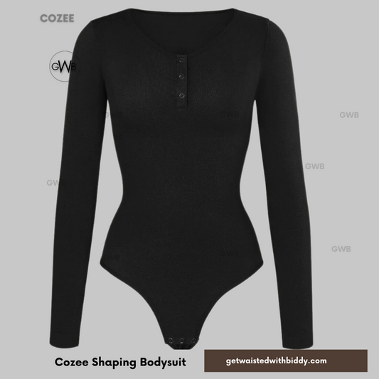 New! Cozee Shapewear Bodysuit Black