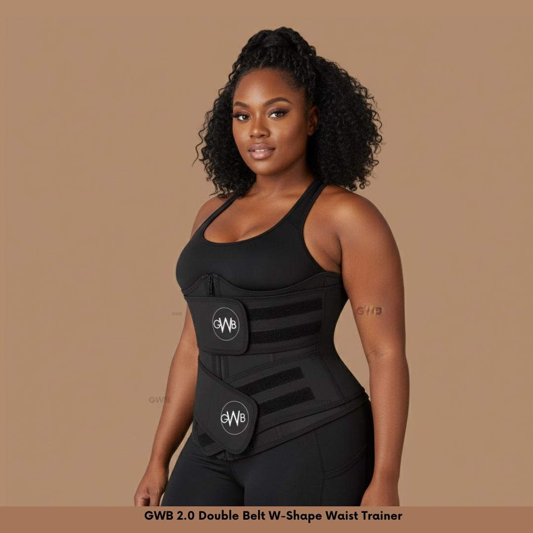 GWB 2.0 Double Belt Waist Trainer Waist Trimmer Waist Shaper Corset Girdle Shapewear
