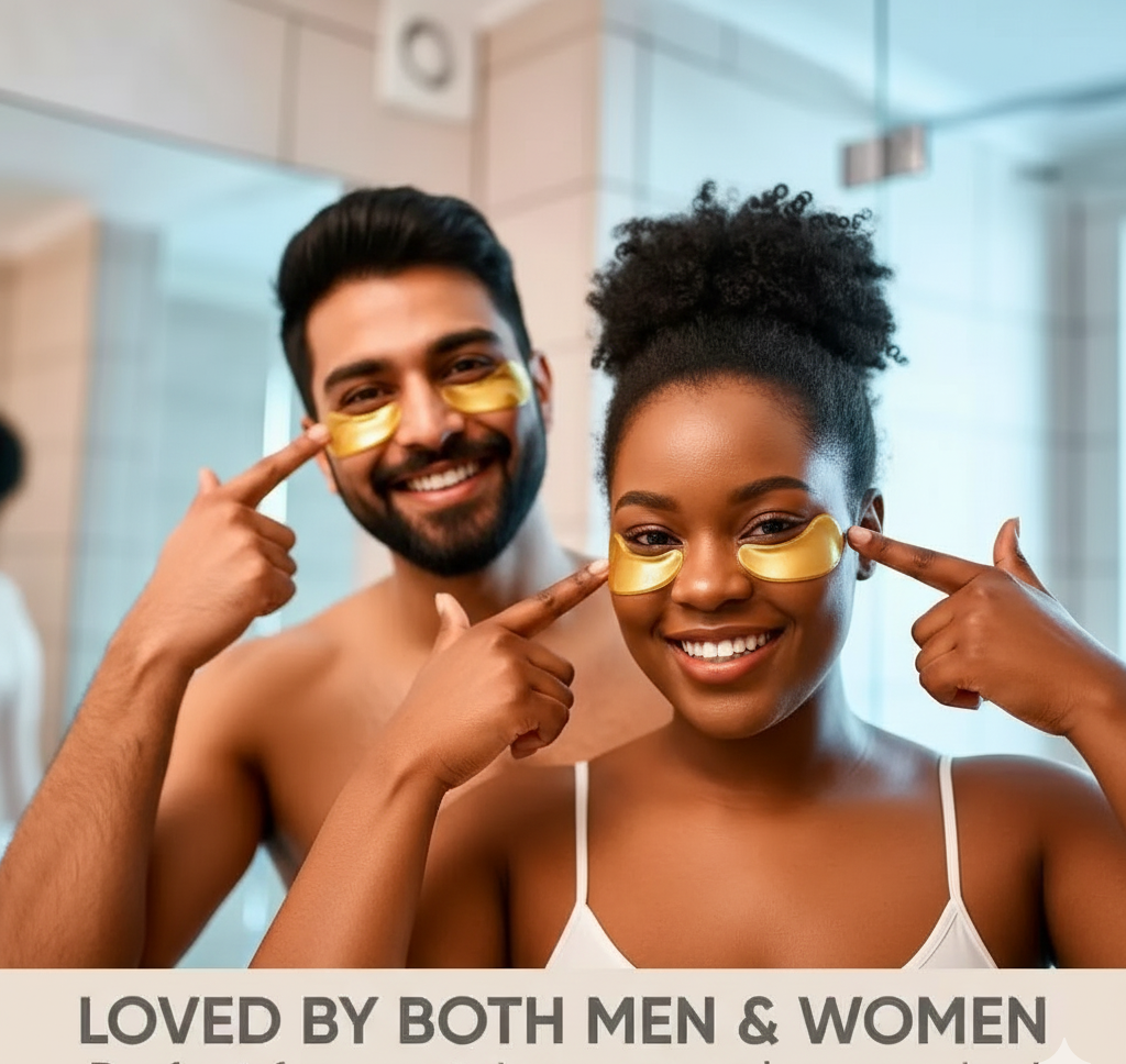 GWB Beauty 24K Eye Glow Patches, AuraGlow 24K Eye Mask