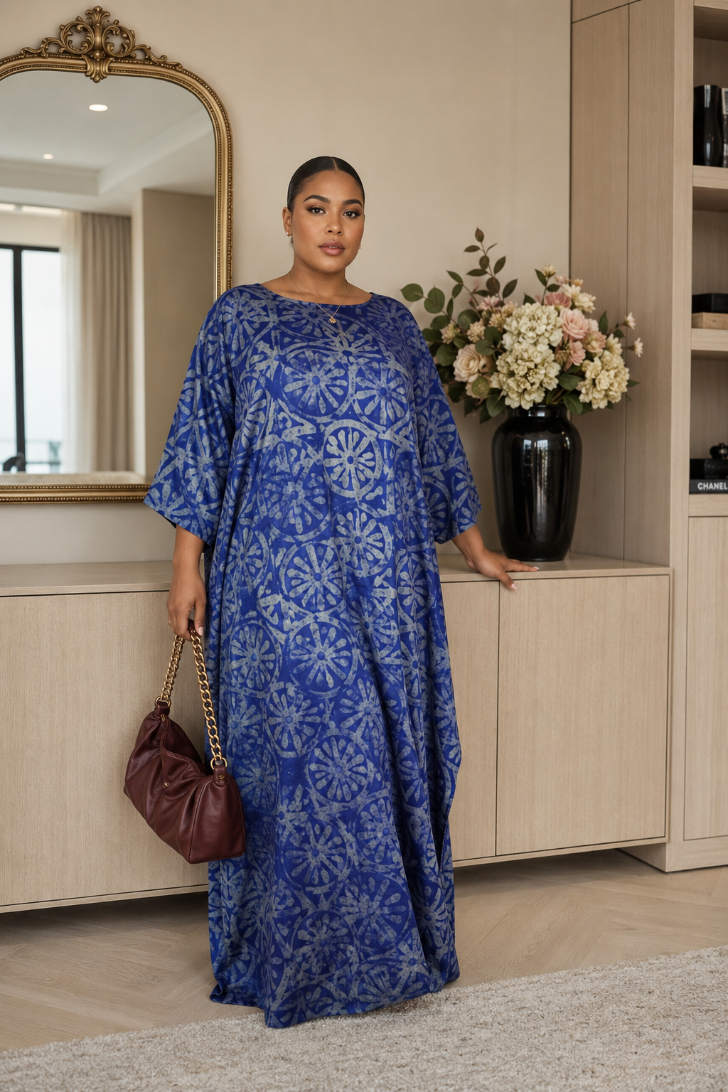 Luxury Green Fringe African Boubou Maxi Dress – Rich Aunty Kaftan for Women Size 8- 16