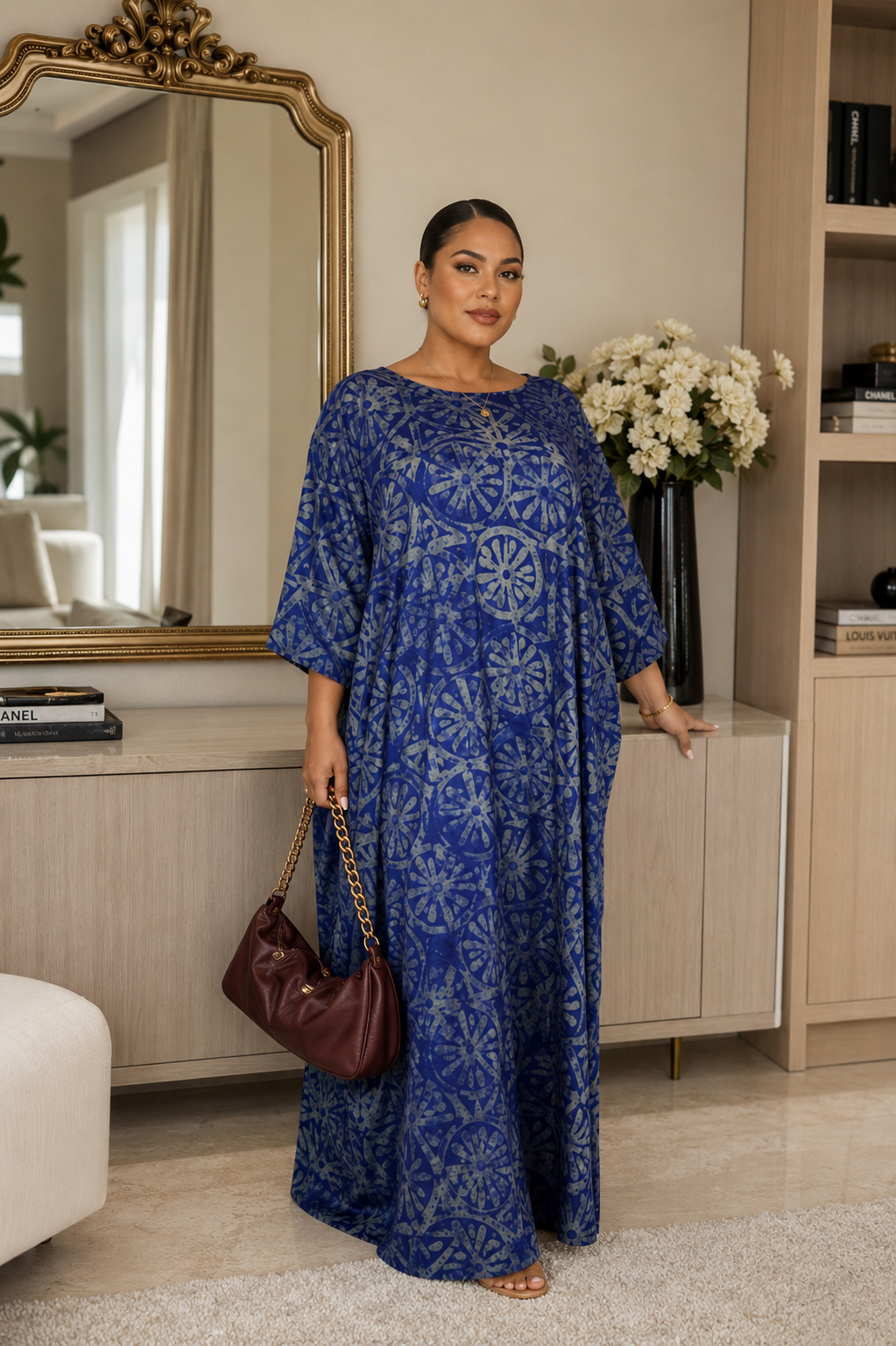 Luxury Green Fringe African Boubou Maxi Dress – Rich Aunty Kaftan for Women Size 8- 16