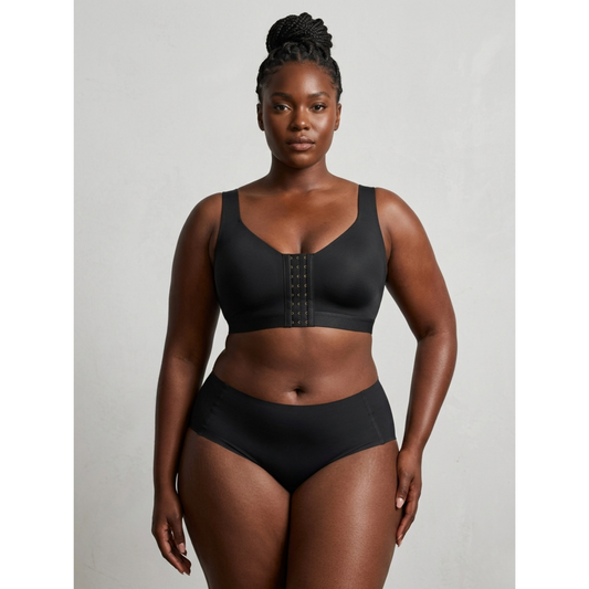 Postpartum Post Surgery Bra Front Closure Compression Mastectomy Bra