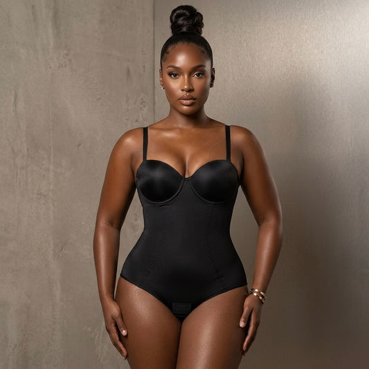 Snatch me Bodysuit - Tummy Control Padded Bra Butt Lifting Adjustable Strap