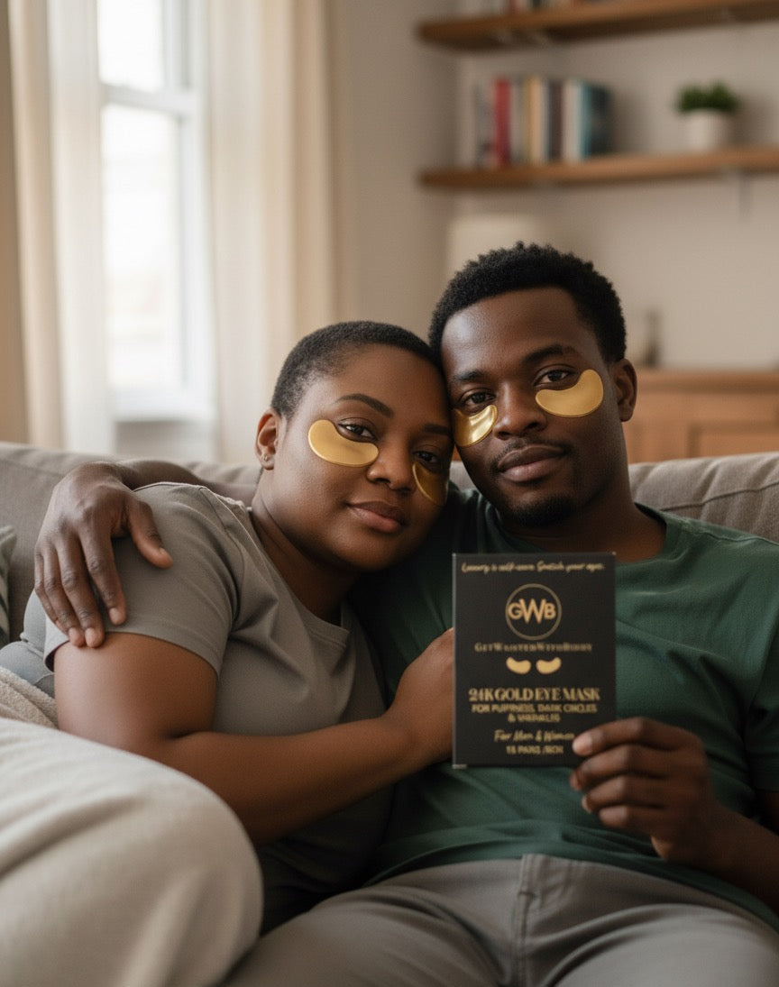 GWB Beauty 24K Eye Glow Patches, AuraGlow 24K Eye Mask