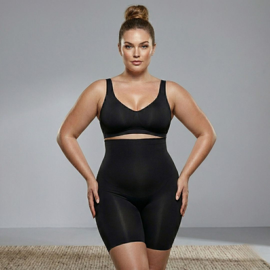 GWB SkxN Luxe High Waist Tummy Control Butt Lift Seamless Anti-Chaffing Shapewear Short