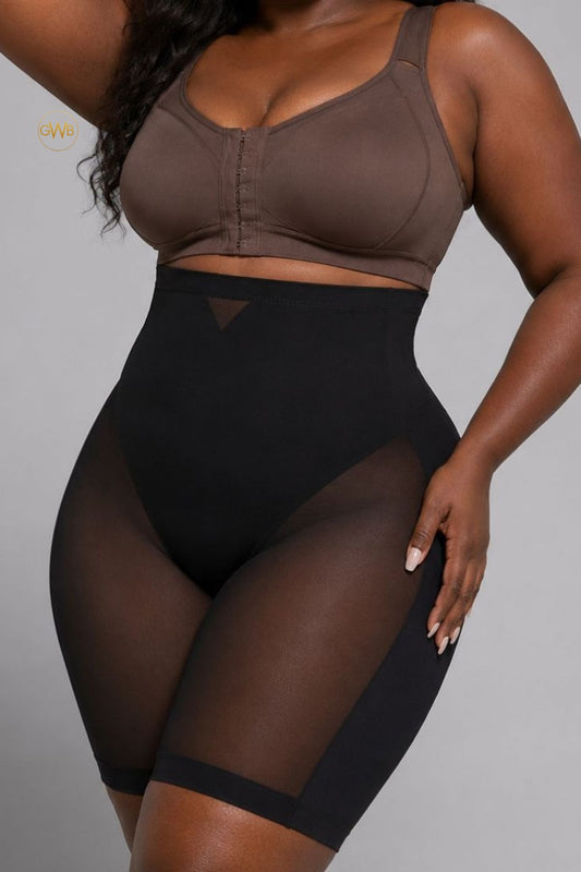 The Silhouette Shaper™ Seamless High-Waist Tummy Control & Butt Lift Shapewear Shorts