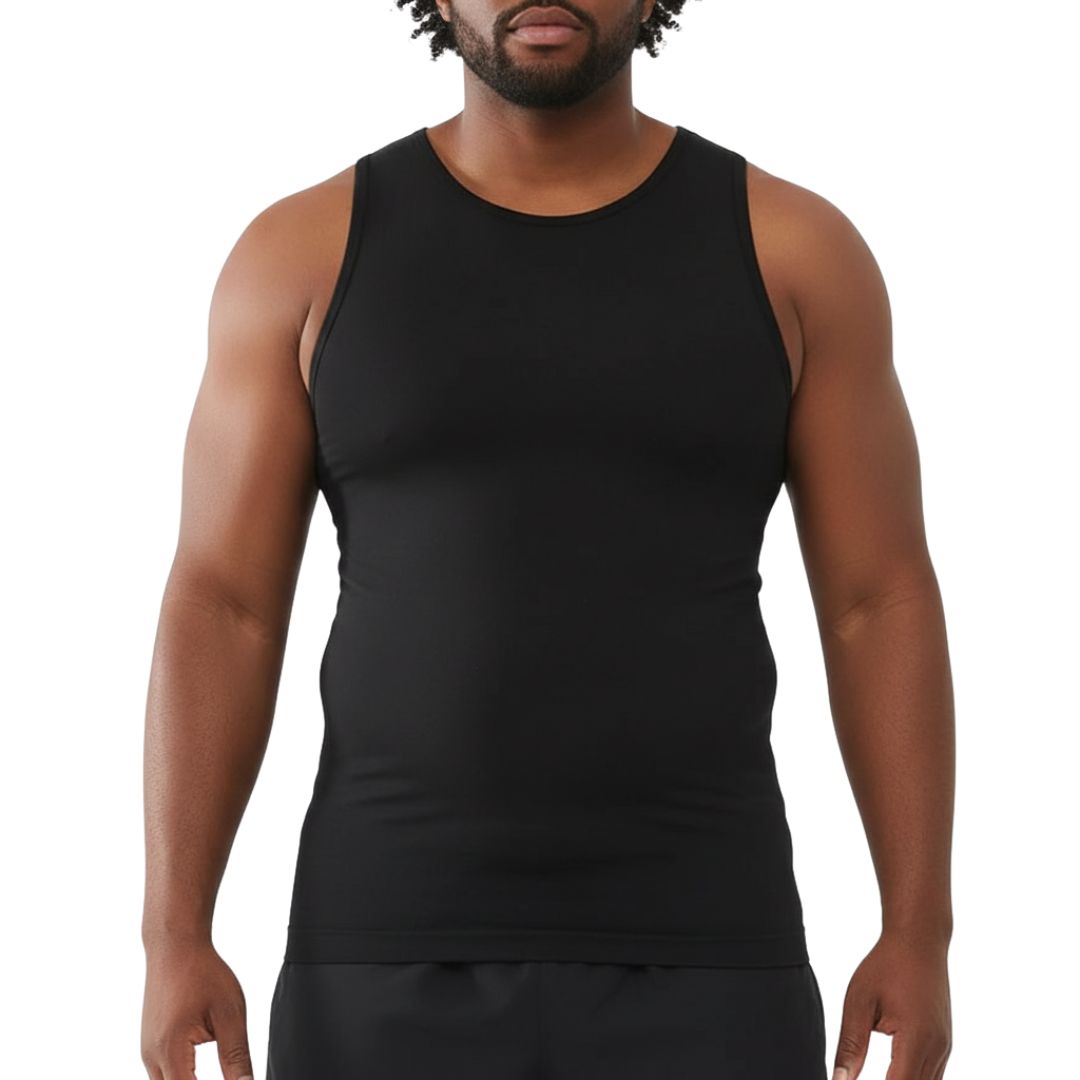 GWB Men Seamless Shapewear Compression Tummy Control Tank Top