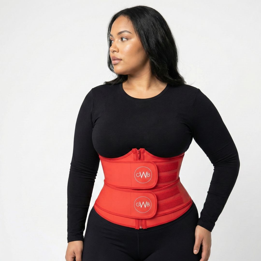 W-Shaped Sauna Sweat Tech Workout Waist Fitness Band 2.0