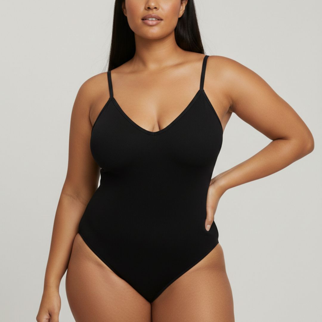 GWB SkxN Luxe Shapewear Tummy Control Low Back Thong Bodysuit
